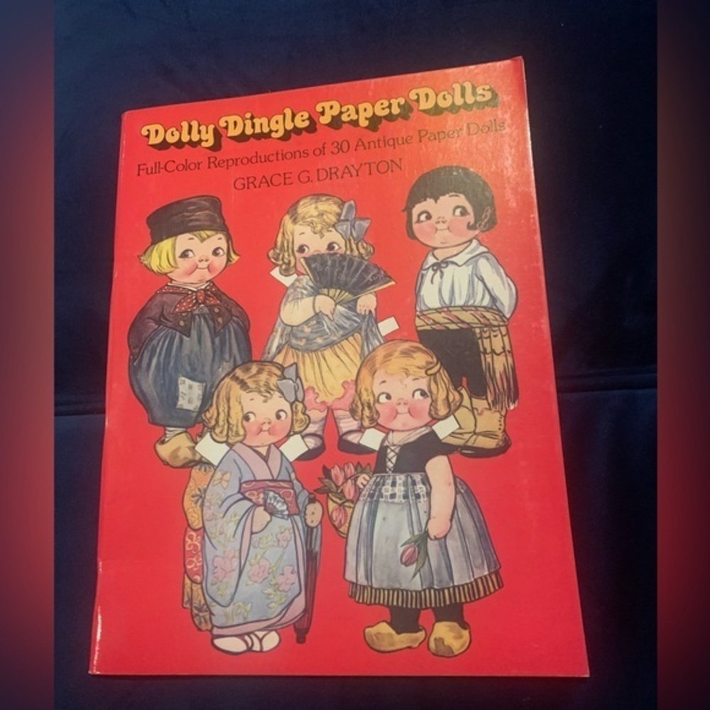 Dolly Dingle Paper Dolls Book Vintage 1978 LIKE NEW!